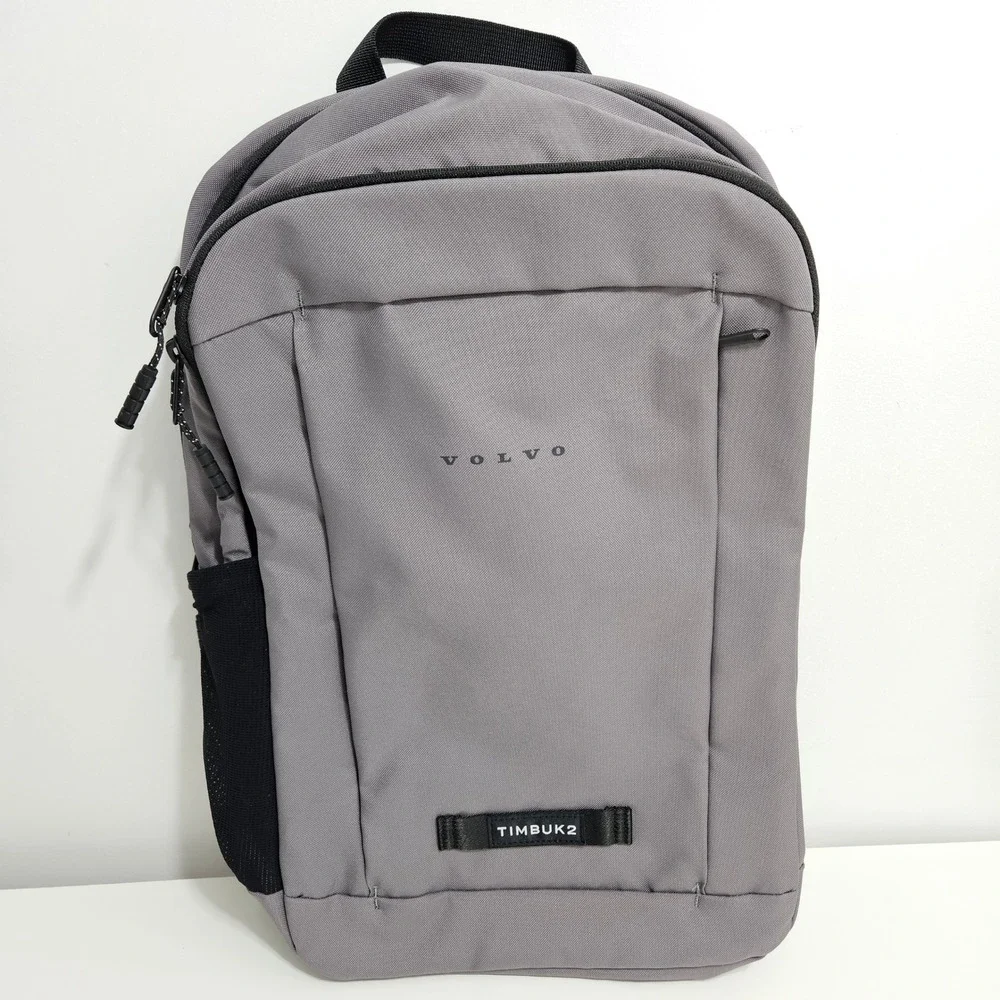 Timbuk2 Parkside Eco Backpack Laptop Sleek Commuter Volvo Travel Gray Bag
